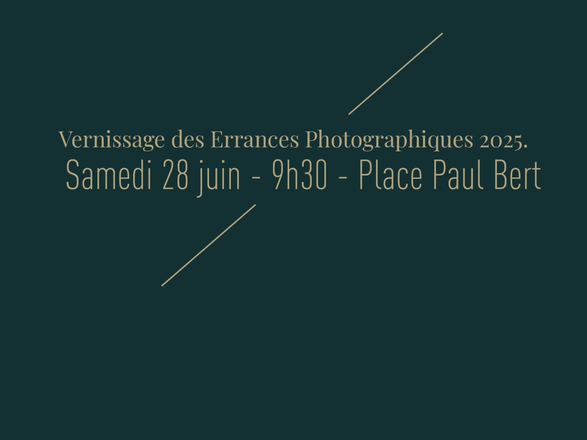 L&rsquo;inauguration des Errances Photographiques&nbsp;2025.